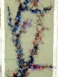 'Trial Tree', 2010 - shattered laminated glass - 11x45cms - SALE PRICE £80