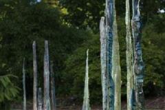 'Hands Up' - cast glass - Leicester 2010